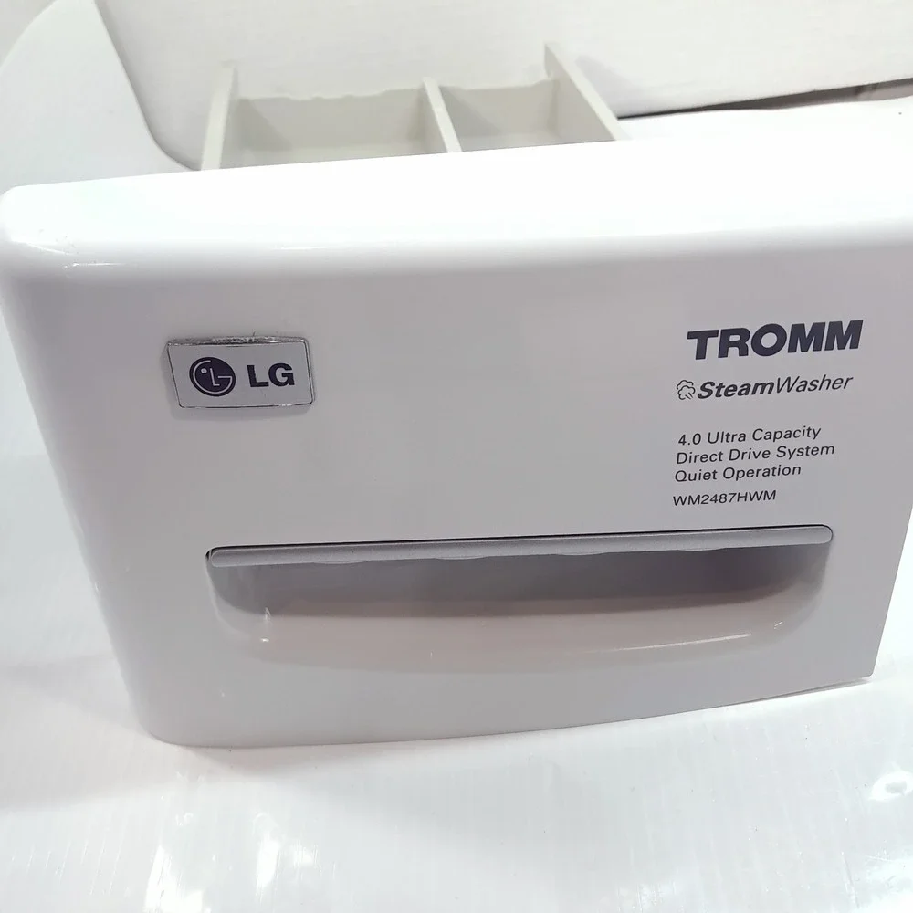 LG Washer washing machine detergent dispenser drawer Housing 4870er1008-2 white